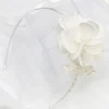 Beads & Beyond Flower Girl Gifts | Flower Girl Hair Accessories*Maisie Lace and Flower Children's Side Headband Ivory