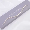Lace & Favour Bridesmaid Gifts | Pearl Jewellery*Miliana Delicate Pearl Wedding Bracelet Ivory/ Silver