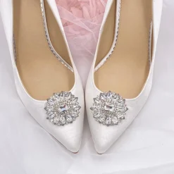 Lace & Favour Bride Gifts | Shoe Jewellery*Miracle Statement Crystal Shoe Clips