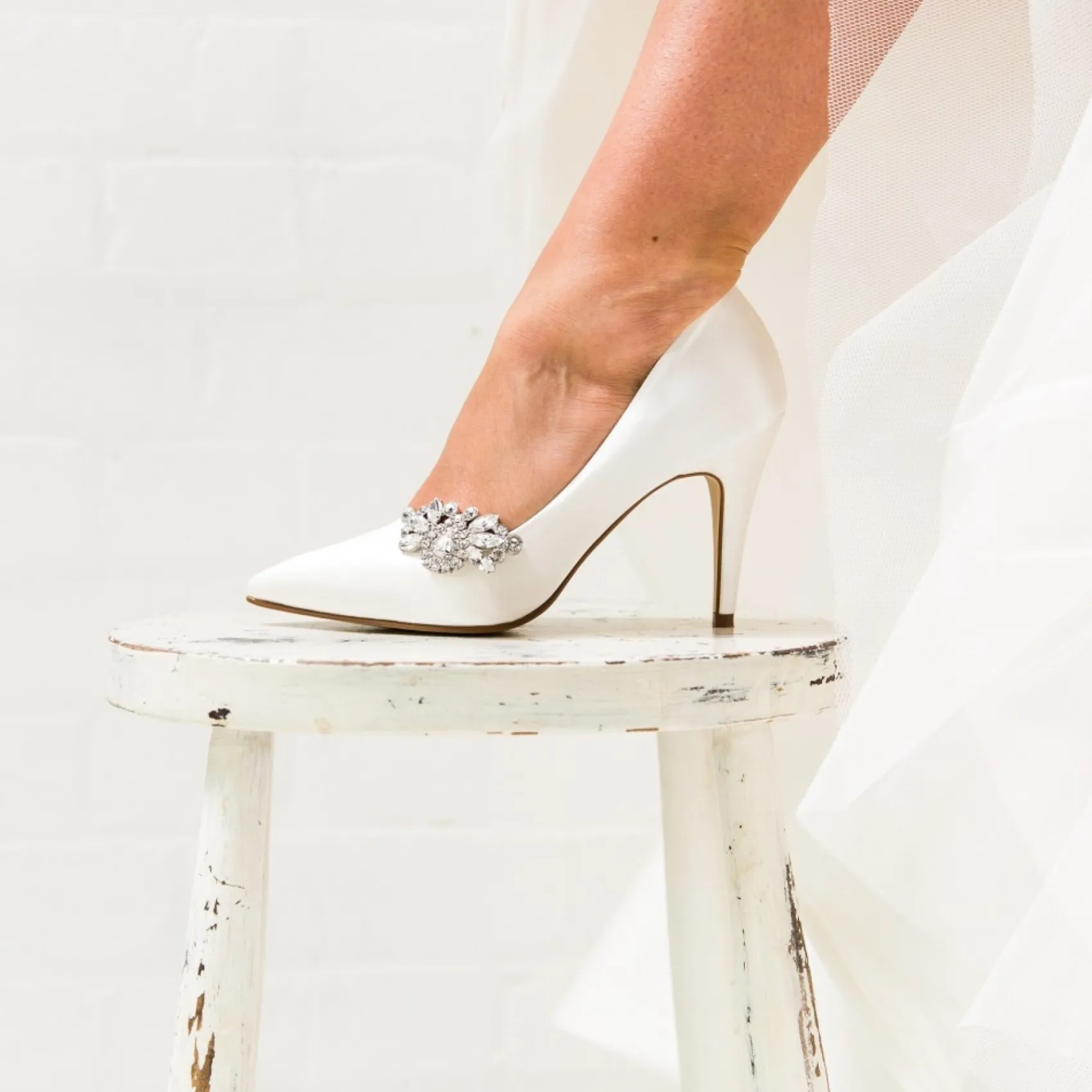 Rainbow Club Bride Gifts | Shoe Jewellery*Myra by | Diamante Brooch Shoe Clips