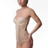 Poirier Bridal Underwear*Nude Self Adhesive Low Back Lace Bridal Body