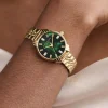 Olivia Burton Women's Watches | Bridal Watches*Art Deco 30mm Emerald and Gold Bracelet Watch