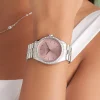 Olivia Burton Women's Watches | Mother Of The Groom Gifts*Bejewelled 34mm Mellow Rose and Silver Bracelet Watch