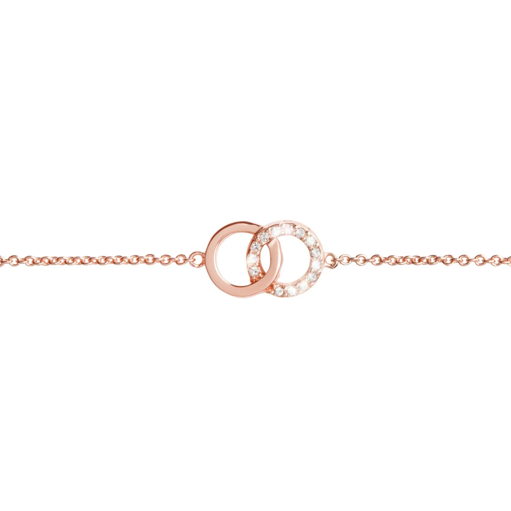 Olivia Burton Women's Jewellery | Bridesmaid Gifts*Bejewelled Rose Gold Interlink Chain Bracelet