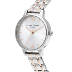 Olivia Burton Women's Watches | Bride Gifts*Classic 30mm Silver and Rose Gold Bracelet Watch