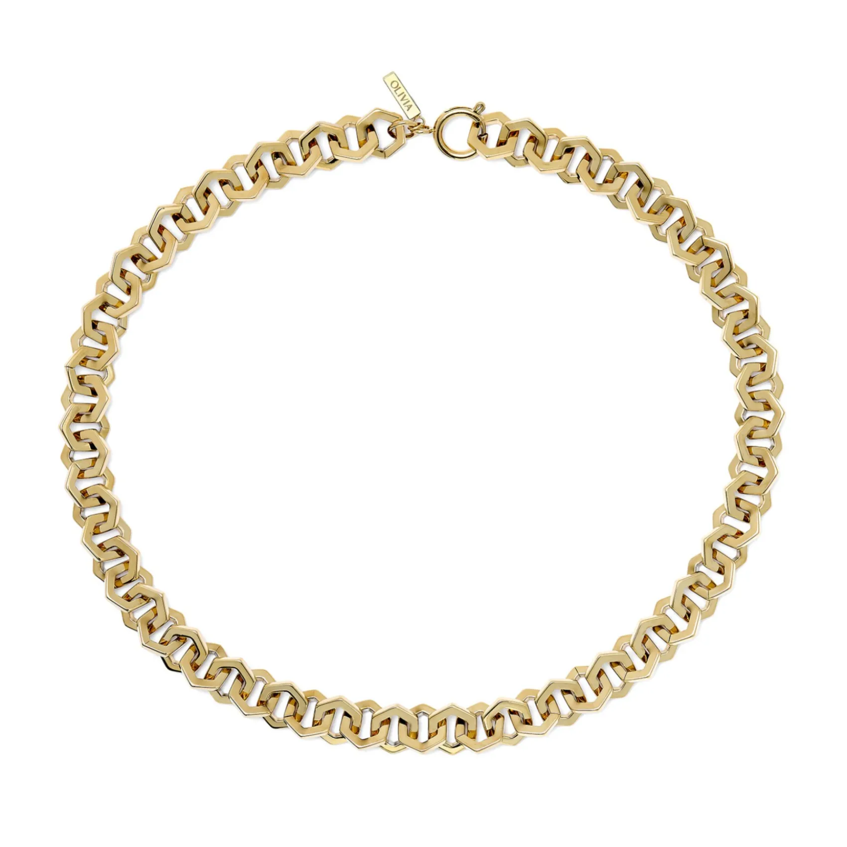 Olivia Burton Women's Jewellery | Honeymoon Gifts*Honeycomb Gold Link Necklace