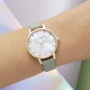 Olivia Burton Women's Watches | Bride Gifts*30mm Rose Gold and Grey Leather Strap Watch
