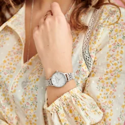 Olivia Burton Women's Watches | Bride Gifts*Mother of Pearl 30mm Silver Bracelet Watch
