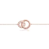 Olivia Burton Women's Jewellery | Bridesmaid Gifts*Rose Gold Pearl Interlink Dainty Chain Bracelet