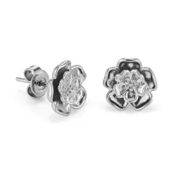 Olivia Burton Women's Jewellery | Bridesmaid Gifts*Tudor Rose Silver Tone Stud Earrings