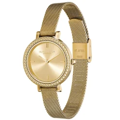 Olivia Burton Women's Watches | Mother Of The Groom Gifts*Vintage Bead 30mm Gold Mesh Watch