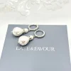 Beads & Beyond Bride Gifts | Vintage Jewellery*Panache Silver Large Teardrop Pearl Earrings Ivory/ Silver