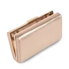 Paradox London Prom Bags | Occasion Handbags*Doria Champagne Shimmer Box Clutch Bag Champagne 