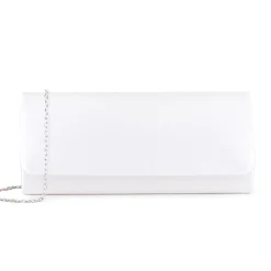 Paradox London Wedding Handbags*Shadow Dyeable Ivory Satin Wedding Clutch Bag
