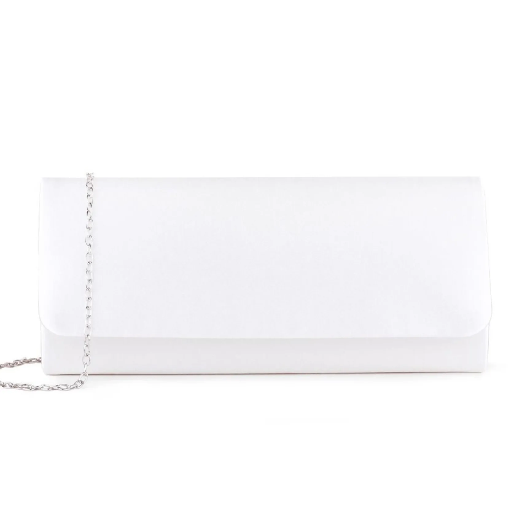 Paradox London Wedding Handbags*Shadow Dyeable Ivory Satin Wedding Clutch Bag