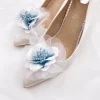 Perfect Bridal Something Blue Gifts | Bride Gifts*Apple Blue Flower Shoe Clips