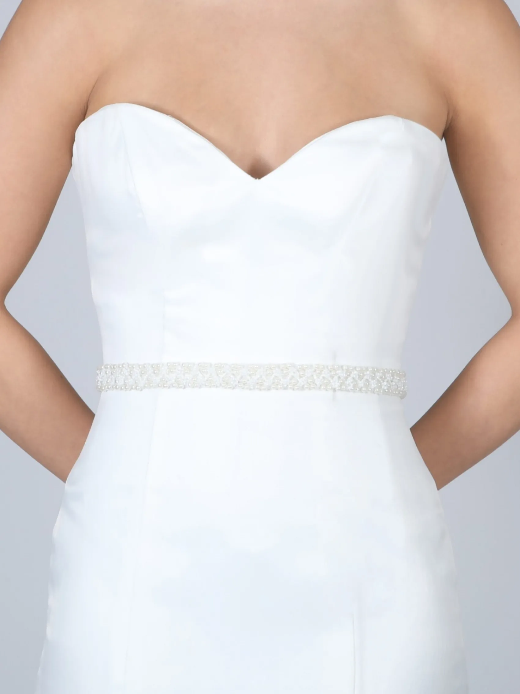 Perfect Bridal Wedding Dress Belts*Odessa Pearl and Beaded Wedding Belt Ivory