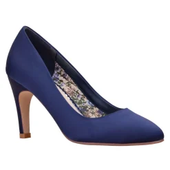 Perfect Bridal Wedding Guest Shoes | Mother Of The Bride Shoes*Parker Satin Classic Bridal Court Shoes Midnight