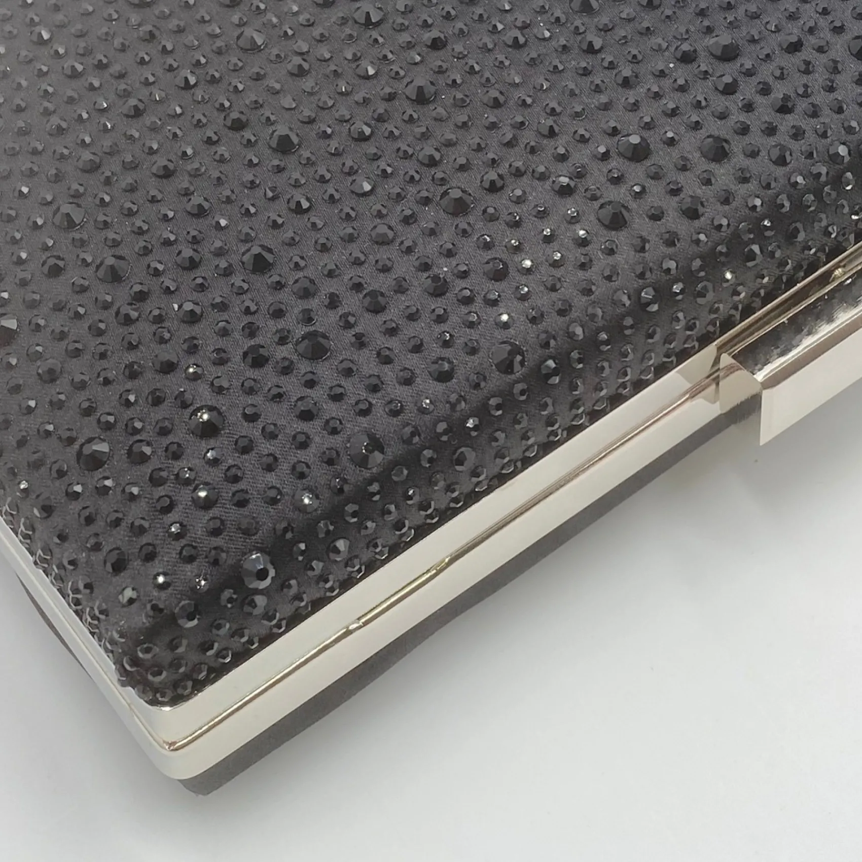 Perfect Bridal Prom Bags | Occasion Handbags*Sorrel Sparkly Diamante Box Clutch Bag Black