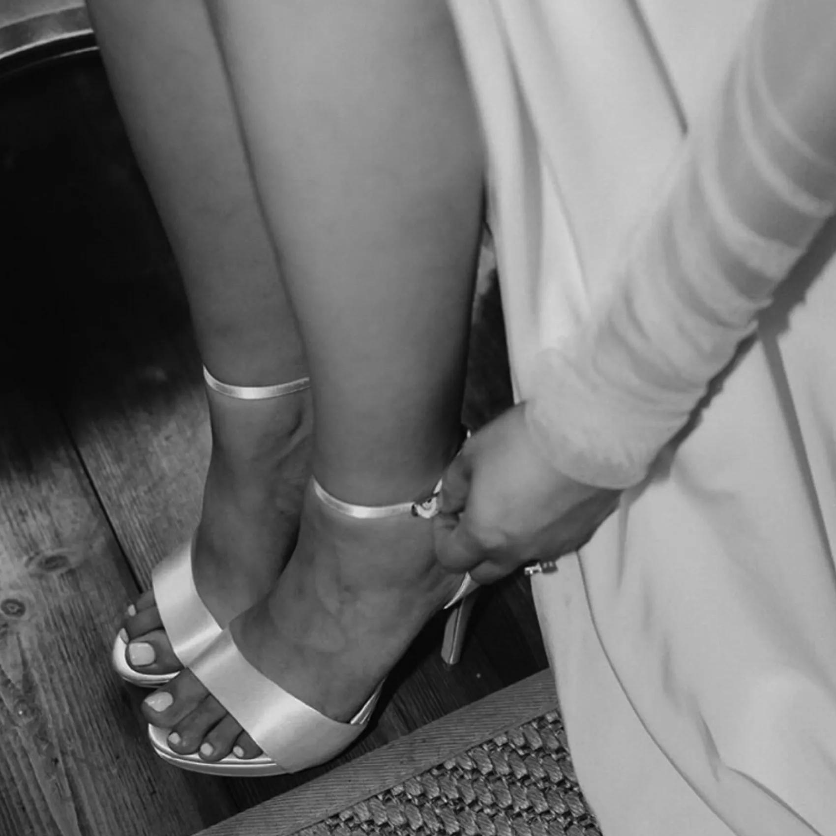 Perfect Bridal Bridesmaid Shoes | Wedding Shoes*Tiffany Dyeable Satin High Heel Platform Sandals Ivory