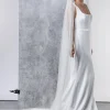Rainbow Club Single Tier Veils | Chapel Length & Cathedral Veils*Avalanche Scattered Pearl Long Veil Ivory