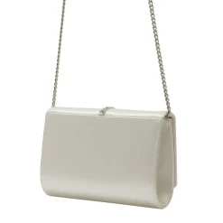 Rainbow Club Wedding Handbags*Claudia Dyeable Satin Embellished Clutch Bag Ivory