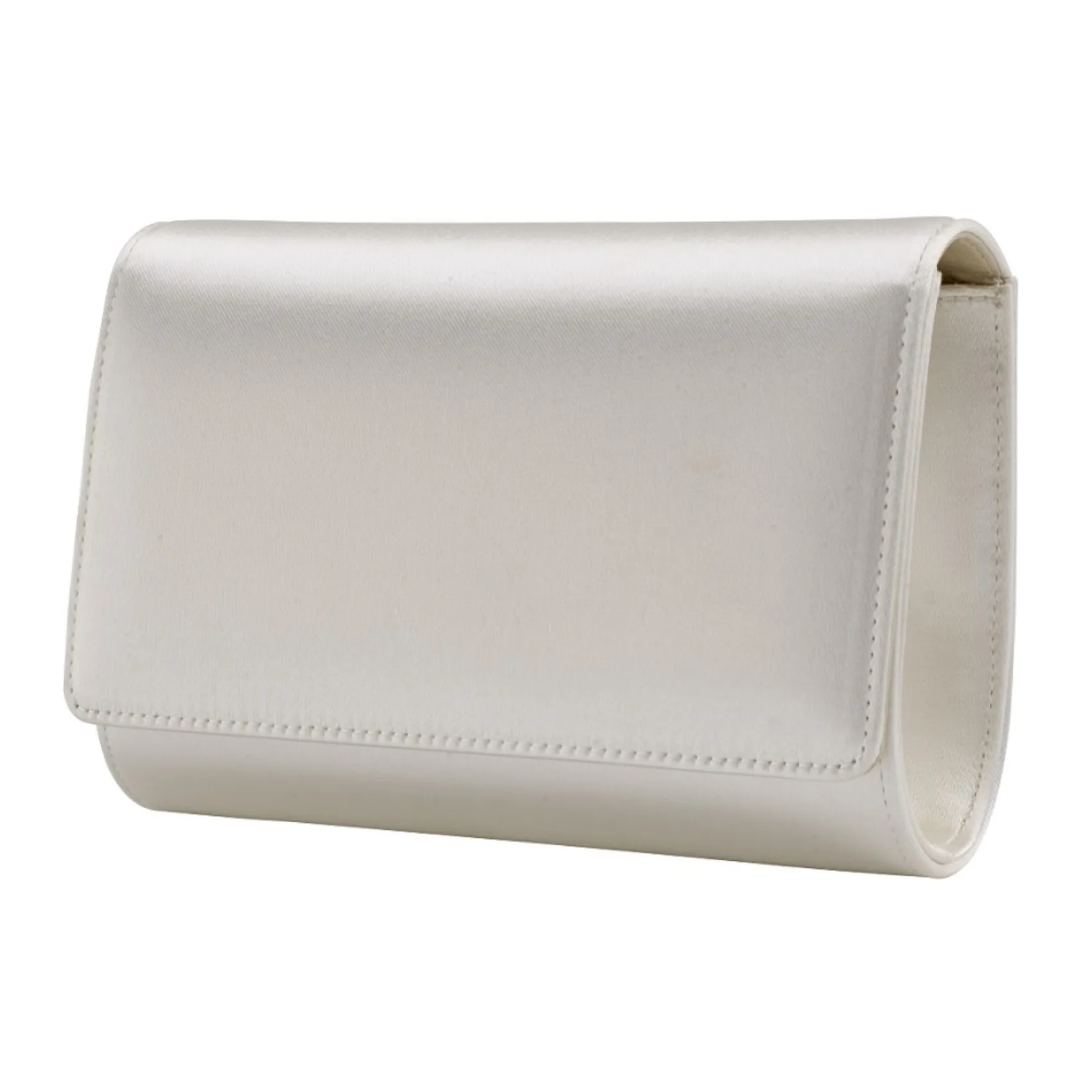 Rainbow Club Wedding Handbags*Dafnee Dyeable Satin Wedding Clutch Bag Ivory