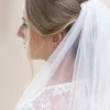 Rainbow Club Single Tier Veils | Chapel Length & Cathedral Veils*Flame Diamante Edge Chapel Length Veil | Flame Veil Ivory