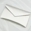 Rainbow Club Wedding Handbags*Hattie Dyeable Satin Envelope Clutch Bag Ivory