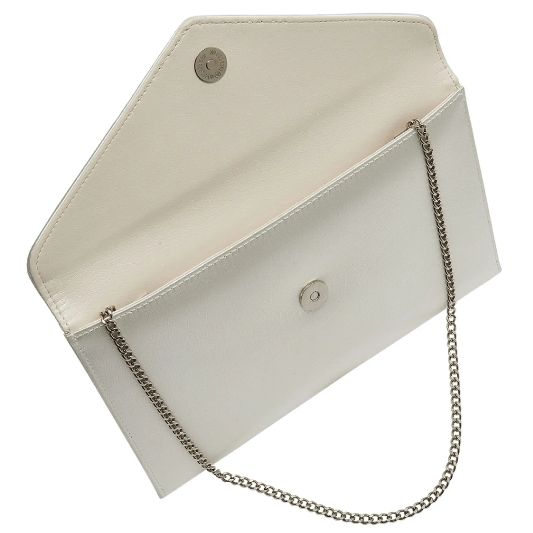 Rainbow Club Wedding Handbags*Hattie Dyeable Satin Envelope Clutch Bag Ivory