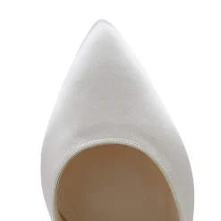 Rainbow Club Mother Of The Bride Shoes | Wedding Shoes*Imogen Satin Low Block Heel Ankle Strap Shoes Ivory