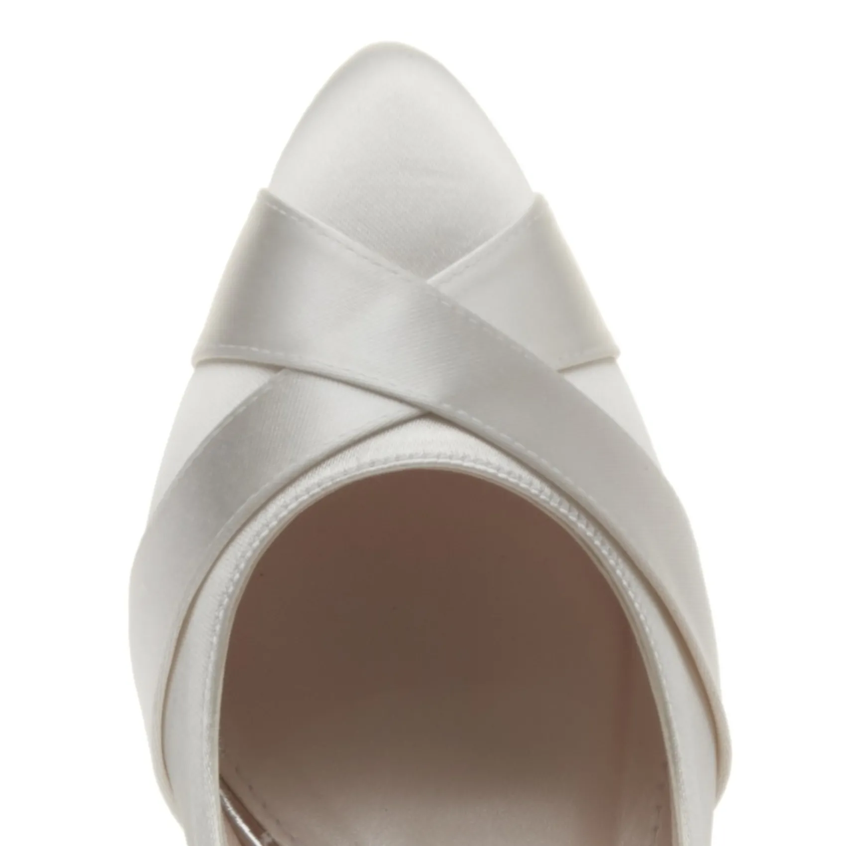 Rainbow Club Mother Of The Bride Shoes | Wedding Shoes*Lexi Dyeable Satin Wedding Court Shoes (Wide Fit) Ivory