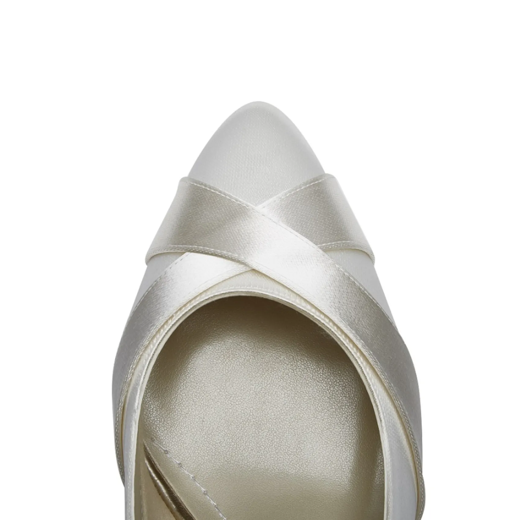 Rainbow Club Mother Of The Bride Shoes | Wedding Shoes*Lexi Dyeable Satin Wedding Court Shoes Ivory