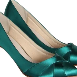 Rainbow Club Mother Of The Bride Shoes | Wedding Shoes*Lexi Dyeable Satin Wedding Court Shoes Ivory