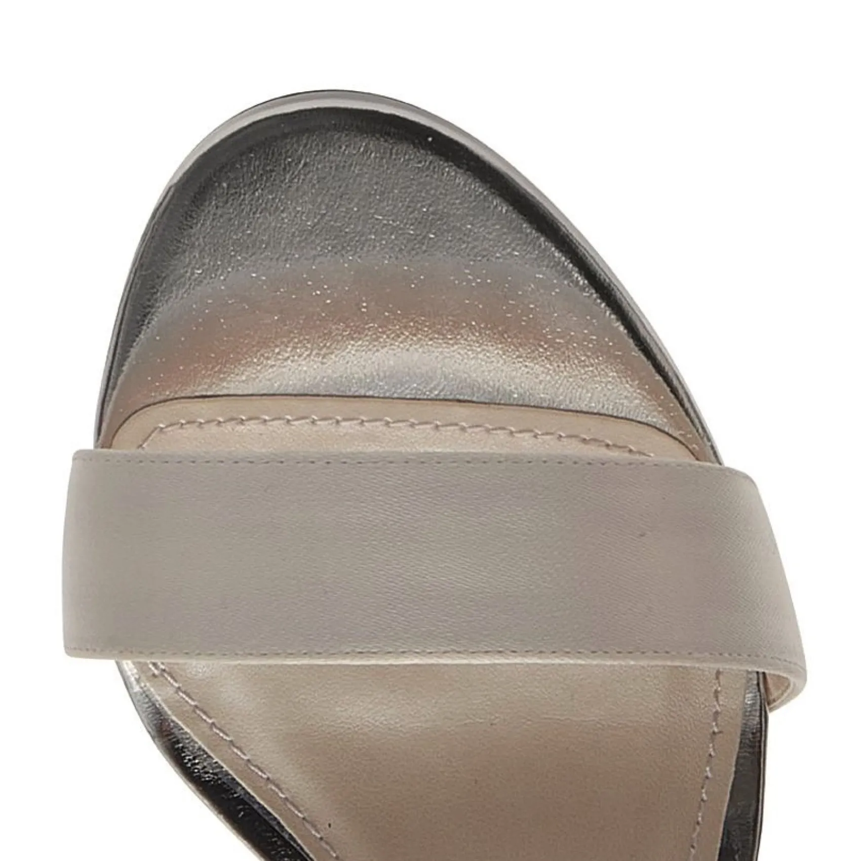 Rainbow Club Wedding Guest Shoes | Bridesmaid Shoes*Margot Satin Mid Block Heel Sandals (Wide Fit) Ivory
