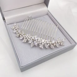 Lace & Favour Prom Hair Clips & Combs | Bride Gifts*Rapture Small Crystal Wedding Hair Comb Silver