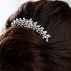 Lace & Favour Prom Hair Clips & Combs | Bride Gifts*Rapture Small Crystal Wedding Hair Comb Silver