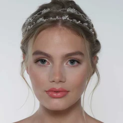 Poirier Crystal Hair Accessories | Silver Hair Accessories*Rosalie Crystal Double Wedding Hair Vine Silver
