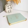 Blush & Gold Wedding Planner Books | Bride Gifts*Sage Green Luxury Wedding Planner Book with Gilded Edges Sage Green/ Gold