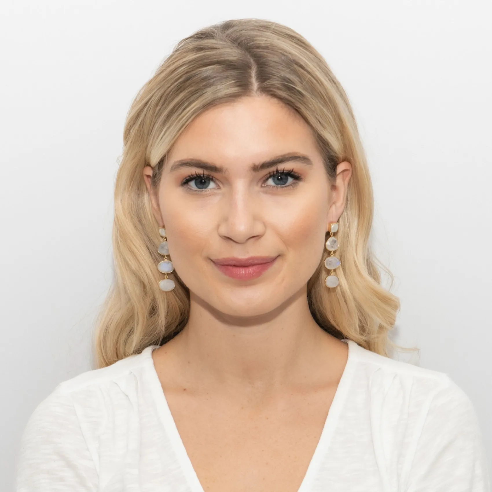 Sarah Alexander Bride Gifts | Gemstone Jewellery*Eastern Promise Moonstone Statement Drop Earrings