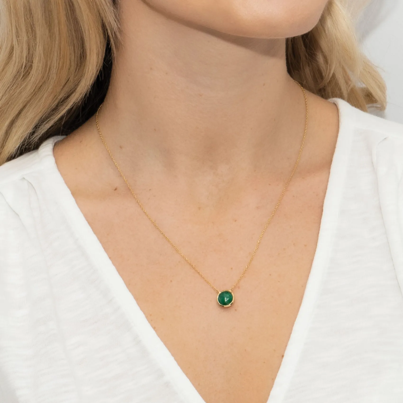 Sarah Alexander Mother Of The Groom Gifts | Mother Of The Bride Gifts*Muse Cloudy Green Kyanite Solitaire Pendant