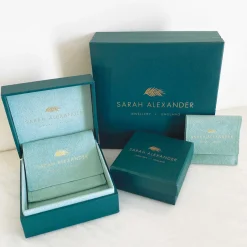 Sarah Alexander Bridesmaid Gifts | Crystal Jewellery*Ultra Rose Gold Solitaire Crystal Stud Earrings
