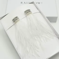 Rainbow Club Shoe Jewellery | Shoe Clips*Sassi by | Feather Tassel Shoe Clips