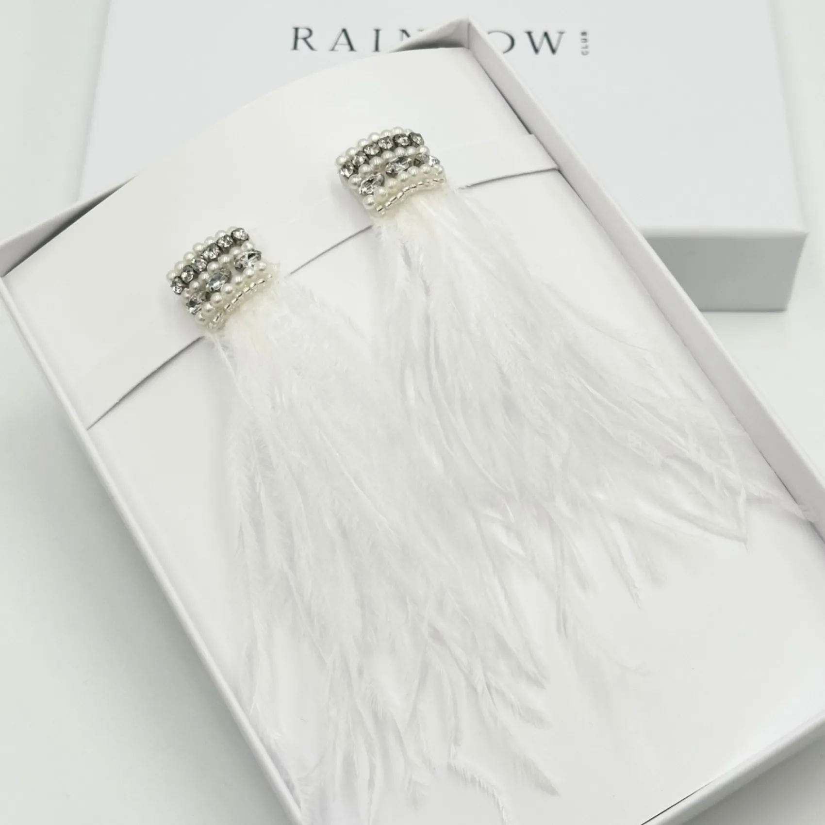 Rainbow Club Shoe Jewellery | Shoe Clips*Sassi by | Feather Tassel Shoe Clips