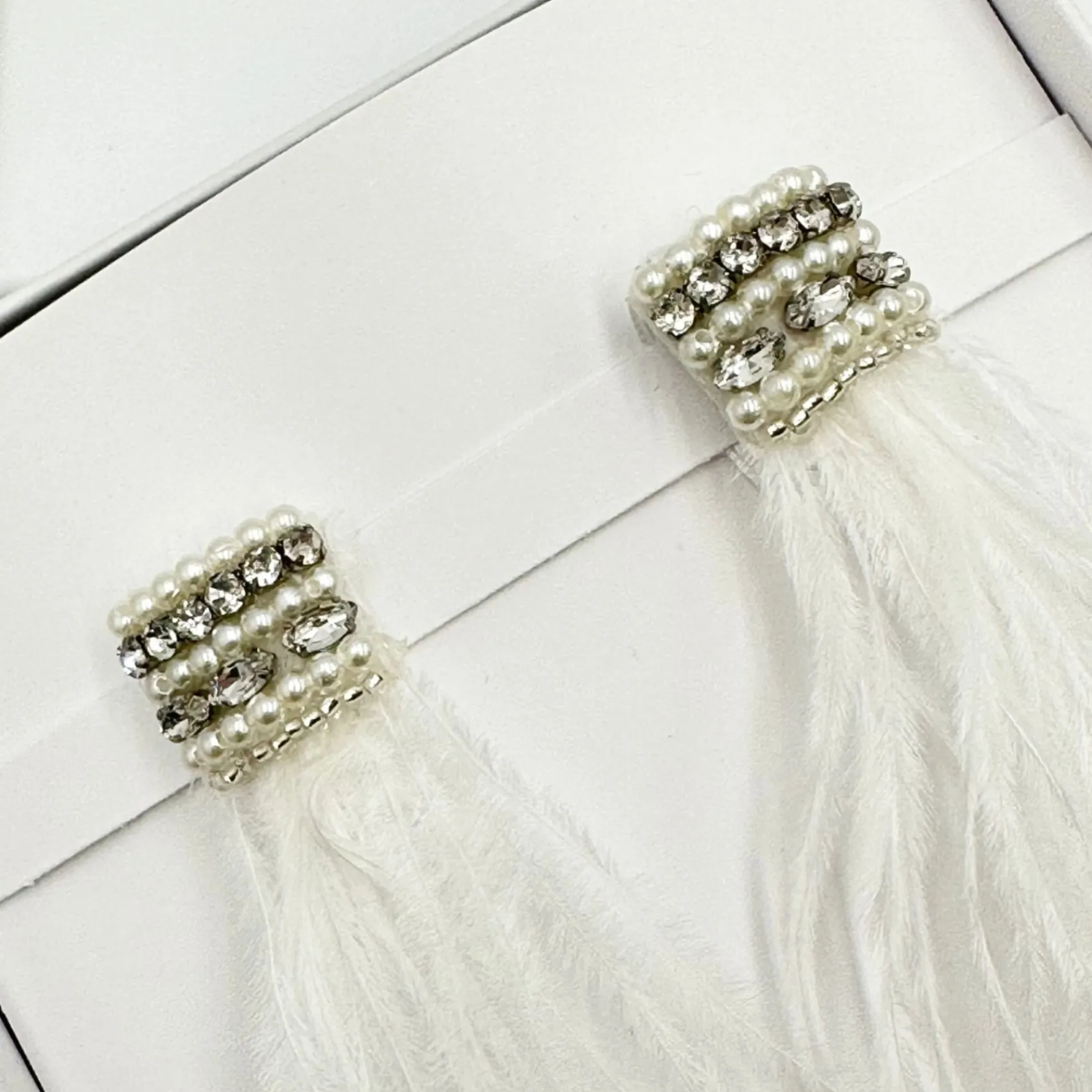 Rainbow Club Shoe Jewellery | Shoe Clips*Sassi by | Feather Tassel Shoe Clips