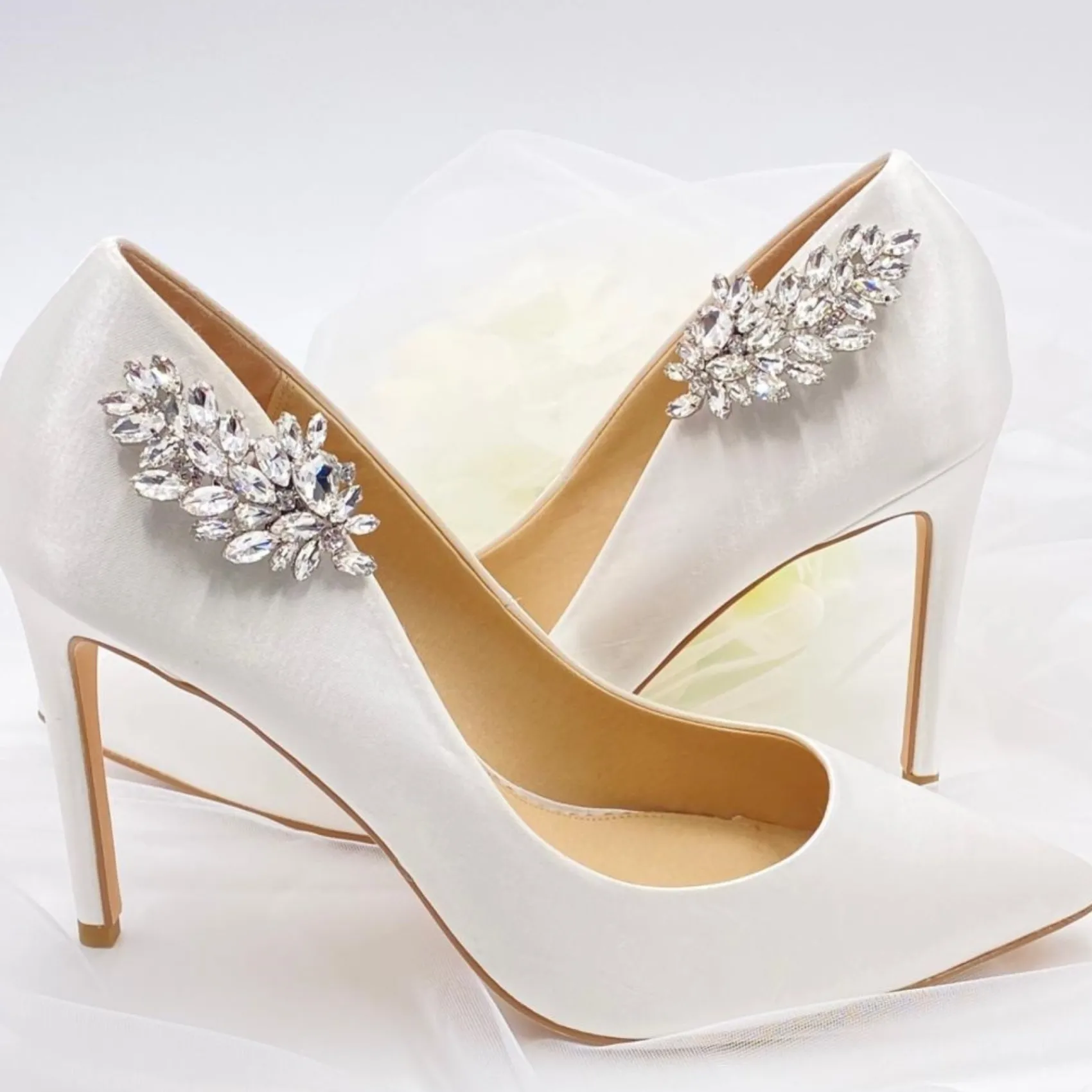 Lace & Favour Shoe Jewellery | Shoe Clips*Spirit Crystal Embellished Shoe Clips