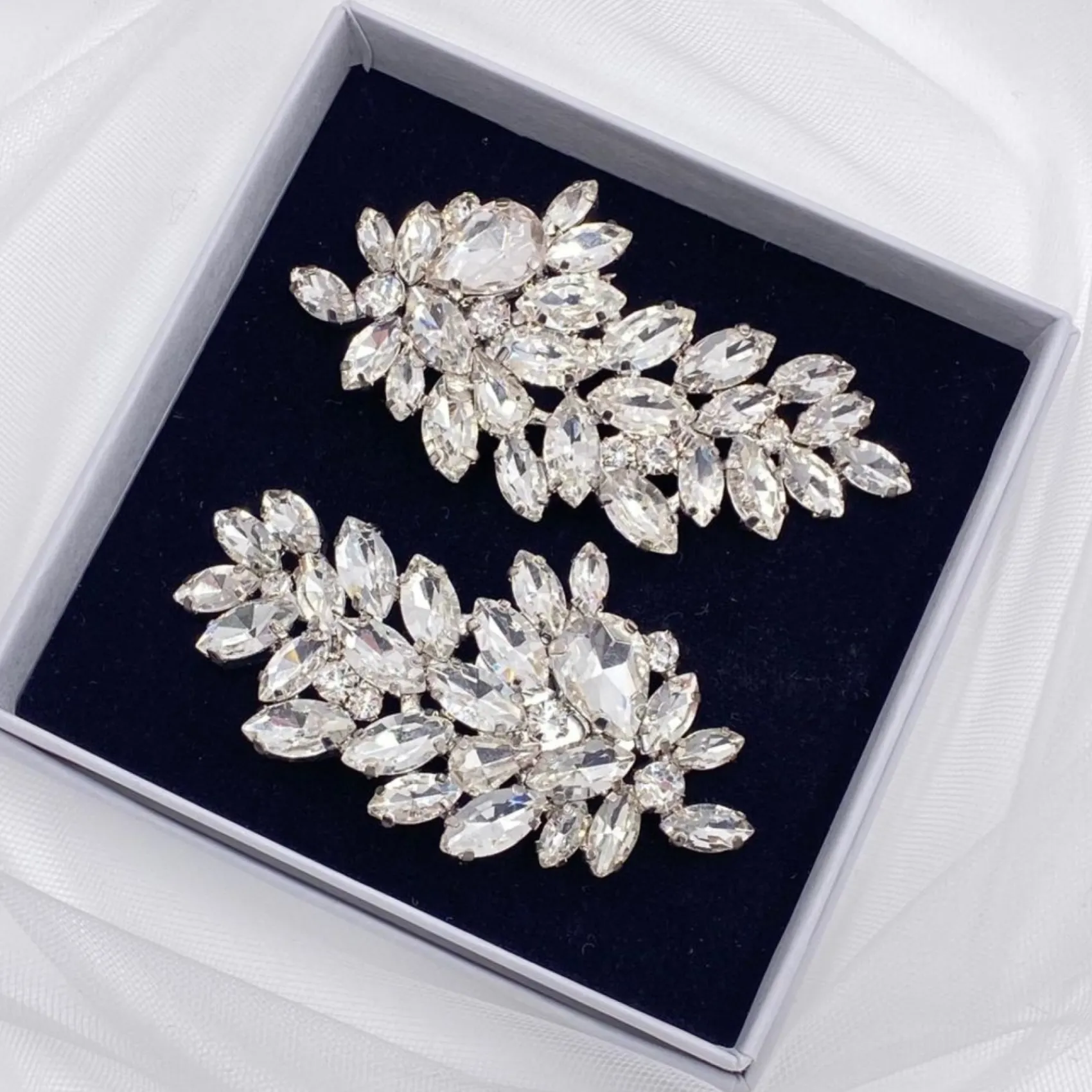 Lace & Favour Shoe Jewellery | Shoe Clips*Spirit Crystal Embellished Shoe Clips