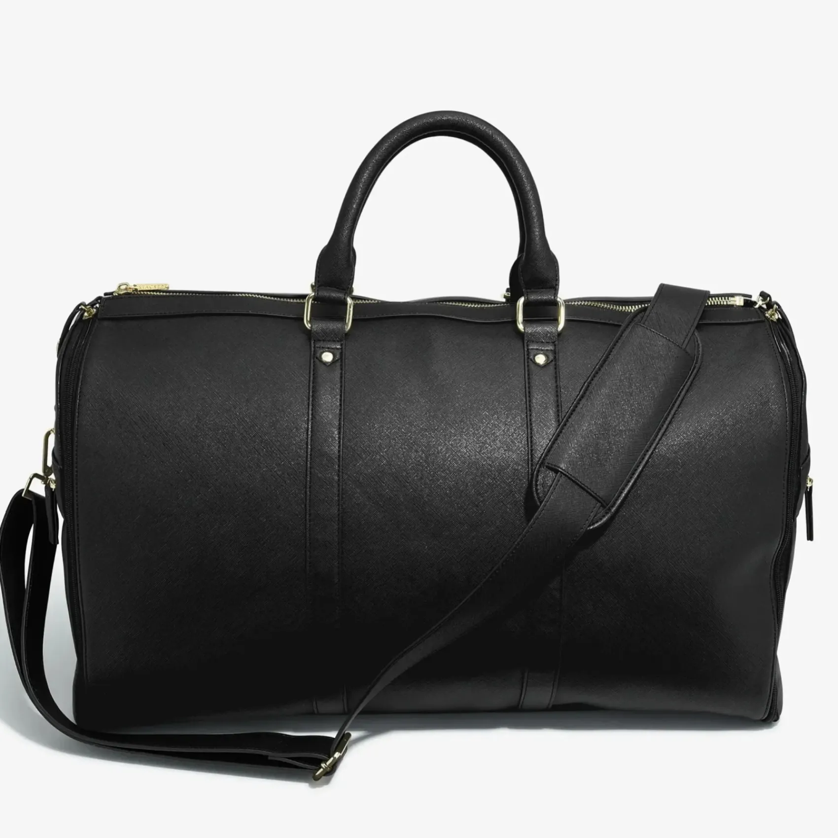 Stackers Mother Of The Groom Gifts | Mother Of The Bride Gifts*Black Garment Weekend Bag Black Saffiano