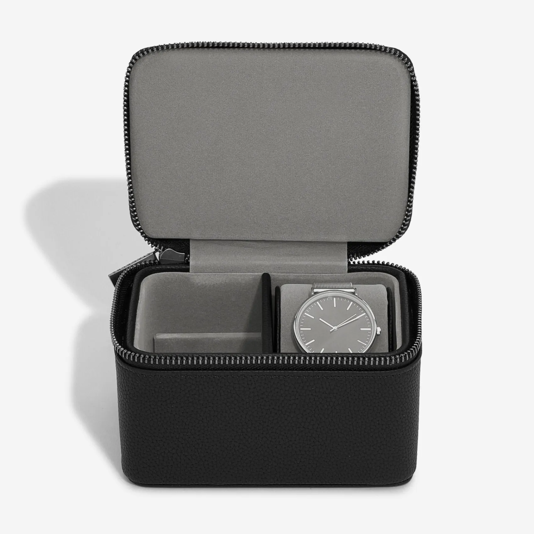 Stackers Groom Gifts | Watch Boxes*Watch and Cufflink Box Black