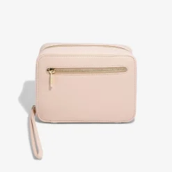 Stackers Honeymoon Gifts*Blush and Gold Cable Tidy Pouch Organiser Bag Blush Pink
